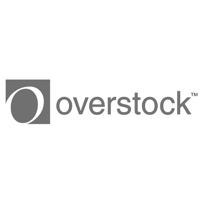 Overstock greyscale logo